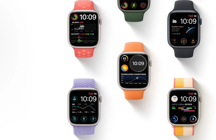 Apple Watch 7 41mm srebrny stal Cellular LTE eSIM beżowy pasek zaplombowany Transmisja danych 4G (LTE)