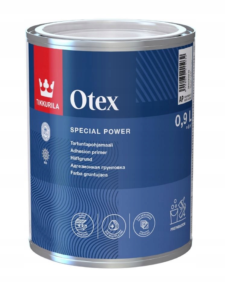 Tikkurila Otex Primer 0,9L Baza Ap Grunt Do Płytek