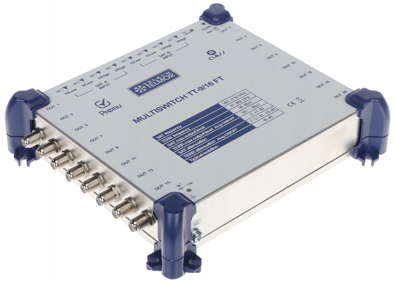 Multipřepínač TT-9/16-FT-PREMU 9 Vstupů 16 Výstupů Premu Telmor