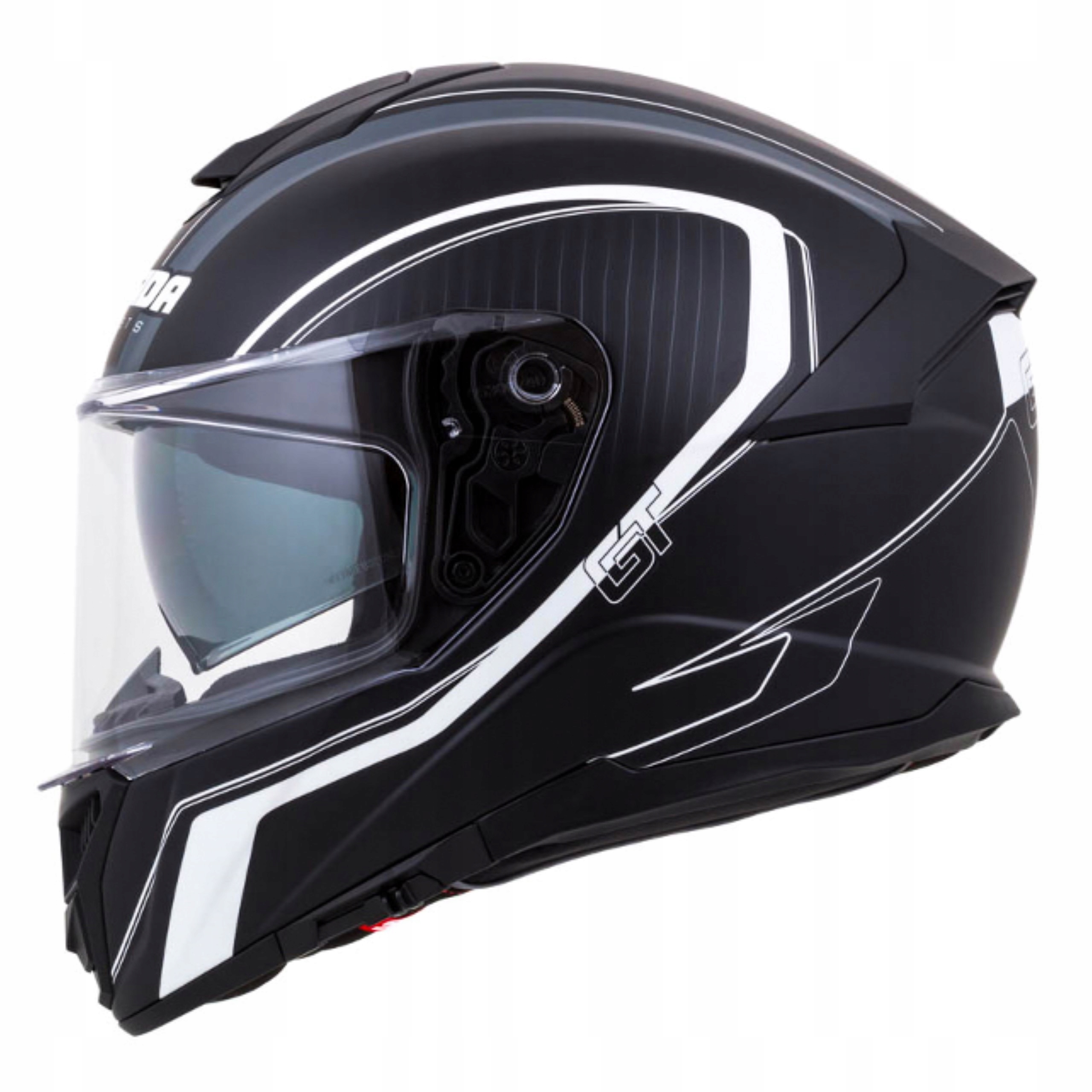 CASSIDA KASK MOTOCYKLOWY GT2 Z WŁÓKNA +PINLOCK L Obwód głowy 59-60 cm