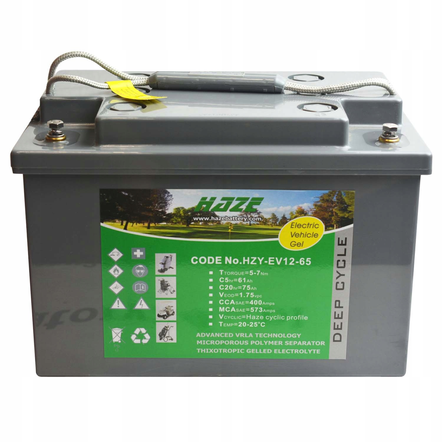 Haze Hzy EV12-65 12V 75Ah Gel Ev 65 żelowy