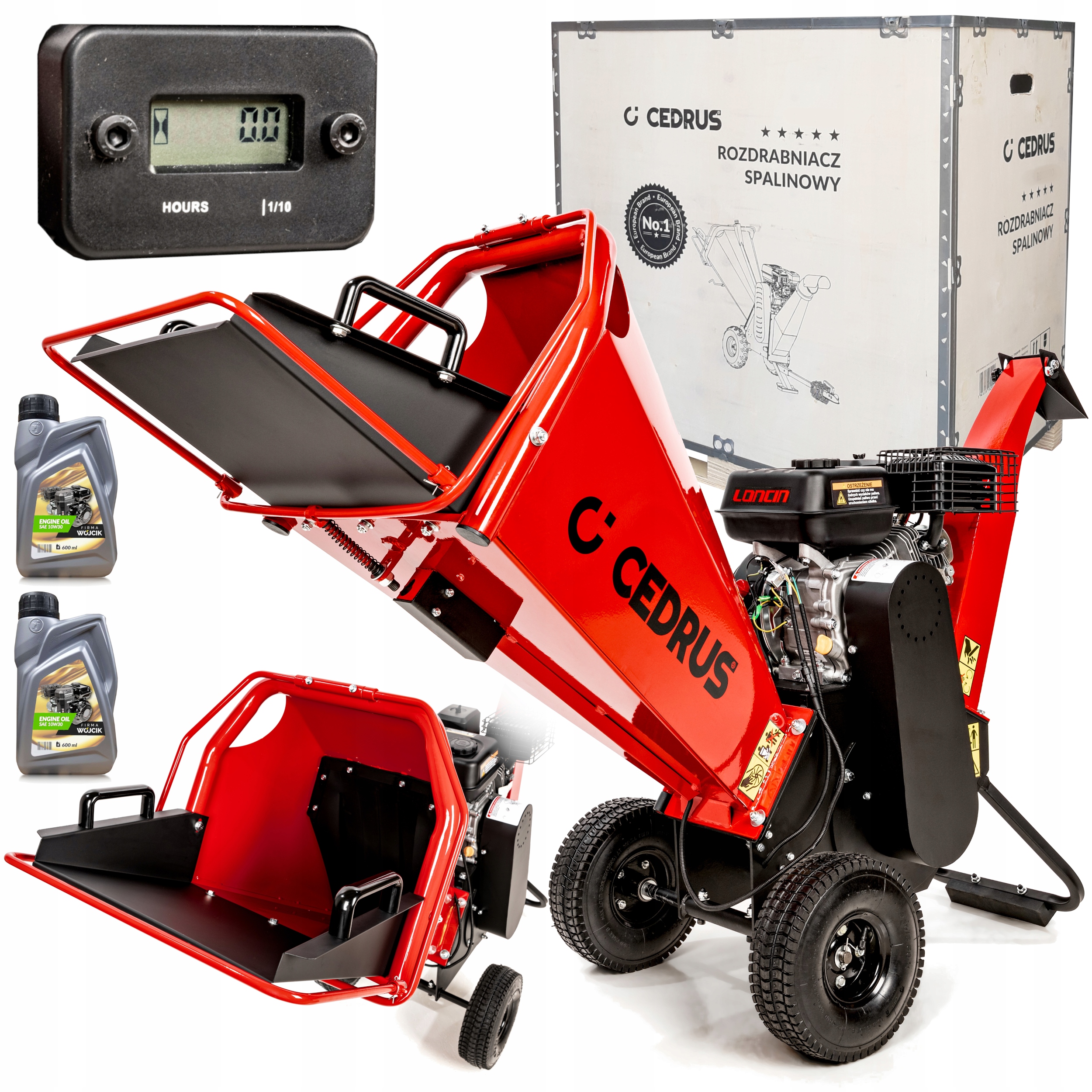 Rozdrabniacz do gałęzi spalinowy rębak Cedrus RB02