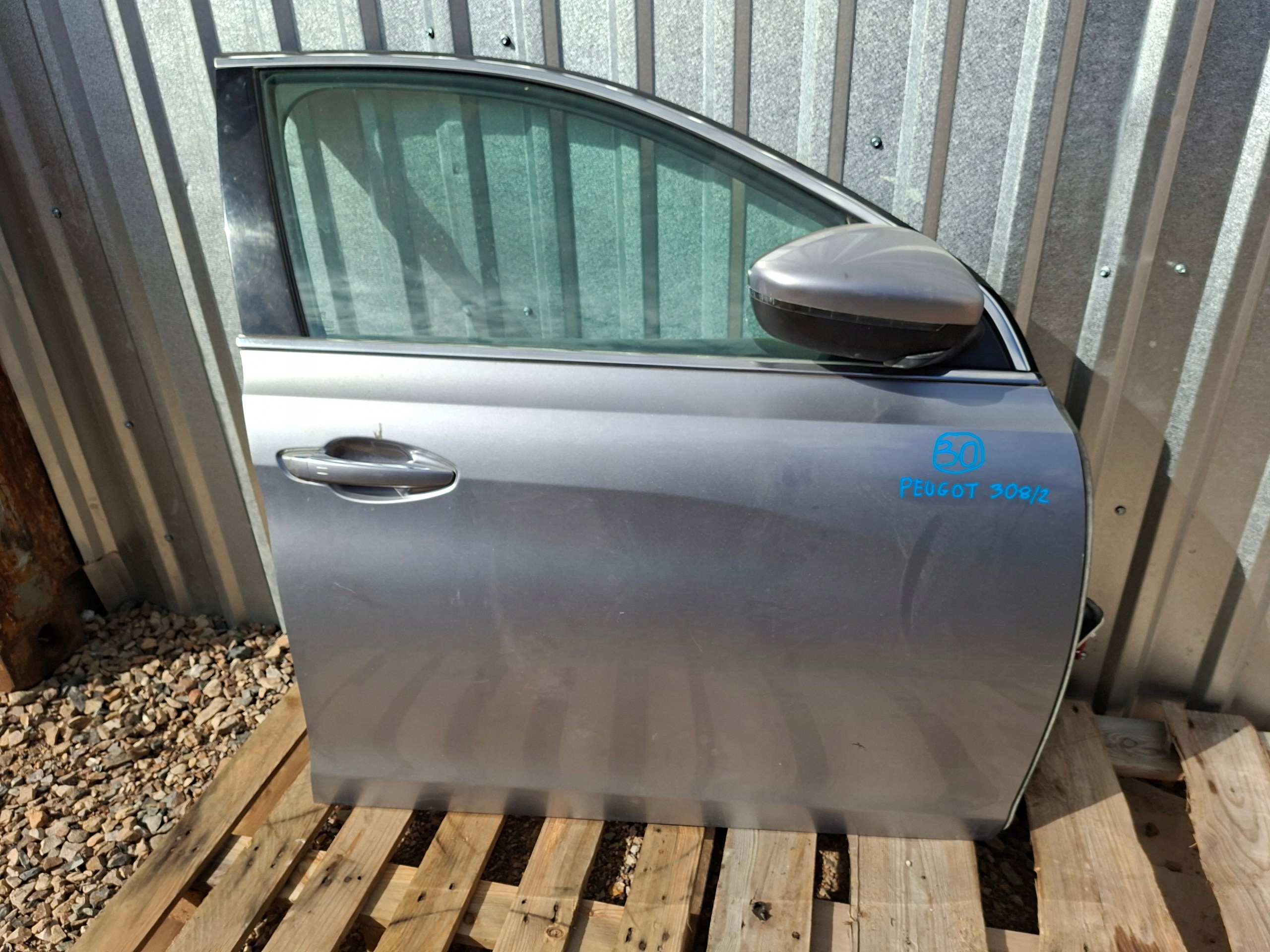 PEUGEOT 308 T9 door right front KCAC KCA LAKIER complete 2013R