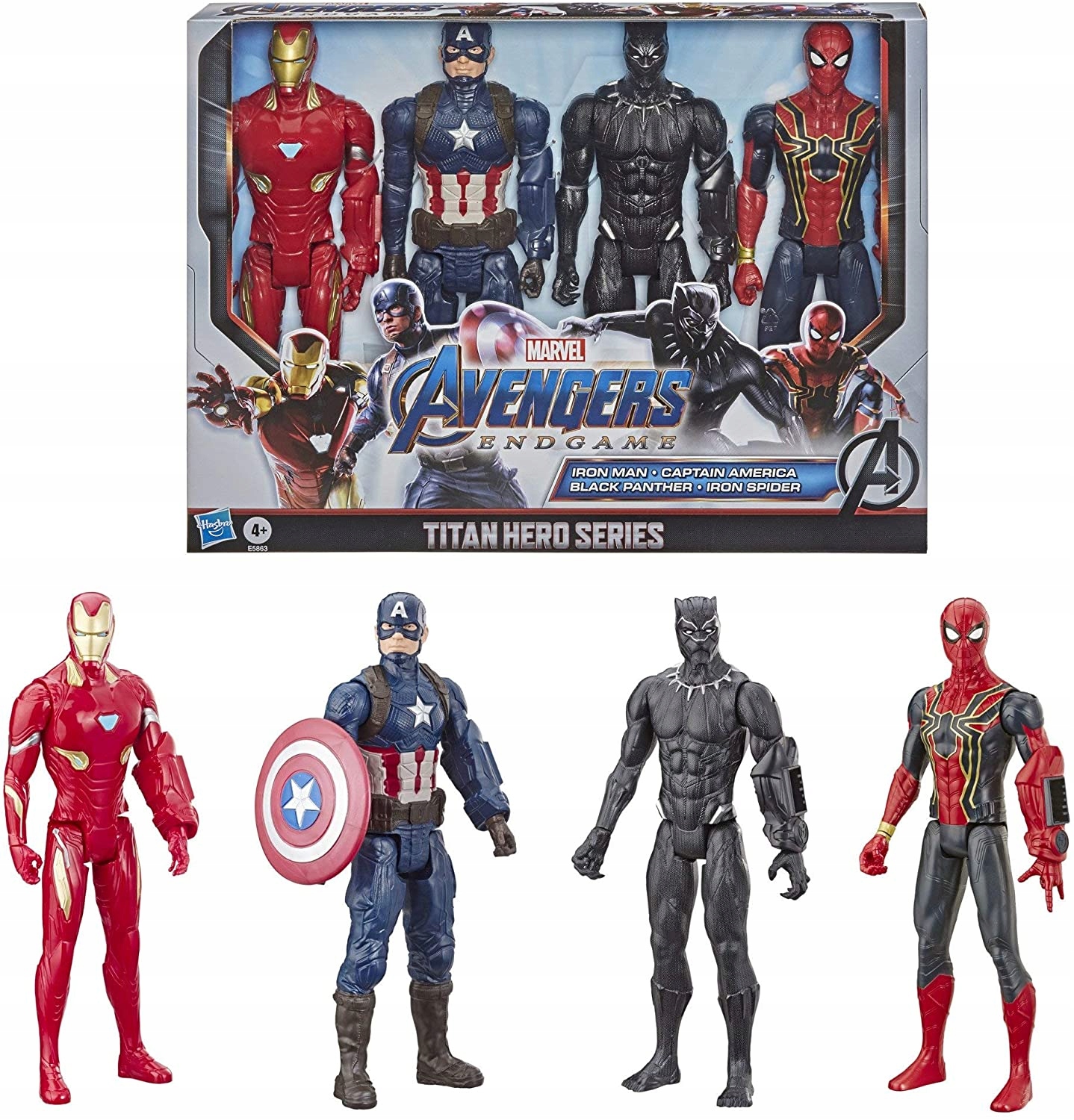 

Hasbro Zestaw 4 Figurek Marvel Avengers 30cm E5863