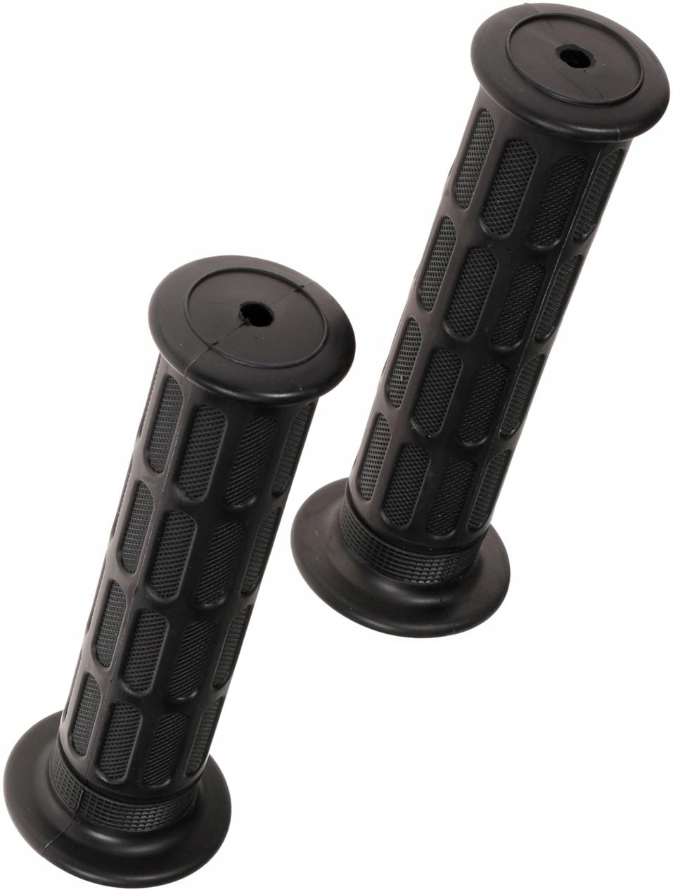 MANETKI MOTOCYKLOWE UNIWERSALNE GUMOWE CZARNE KPL