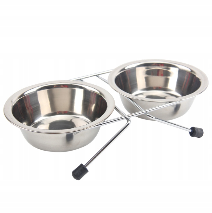 

Miska Metalowa Na Stojaku Dla Psa Kota 2x 0,25 L