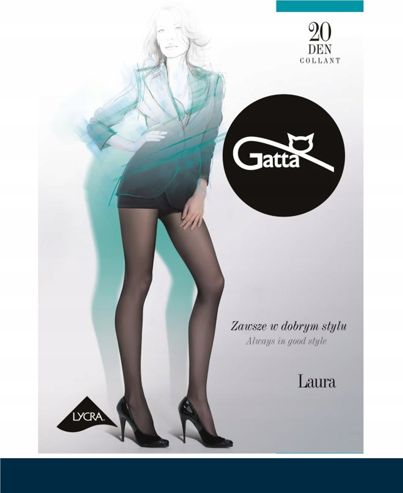 

Gatta Laura 20 Rajstopy damskie wz.00/4-L/Blu