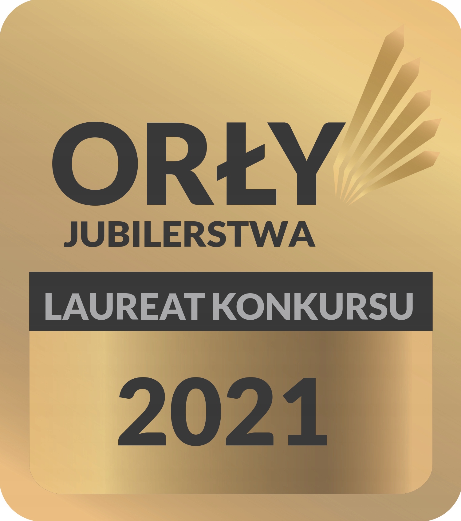 Złote KOLCZYKI ze stali chirurgicznej 316L K1547 Marka GOLD4YOU