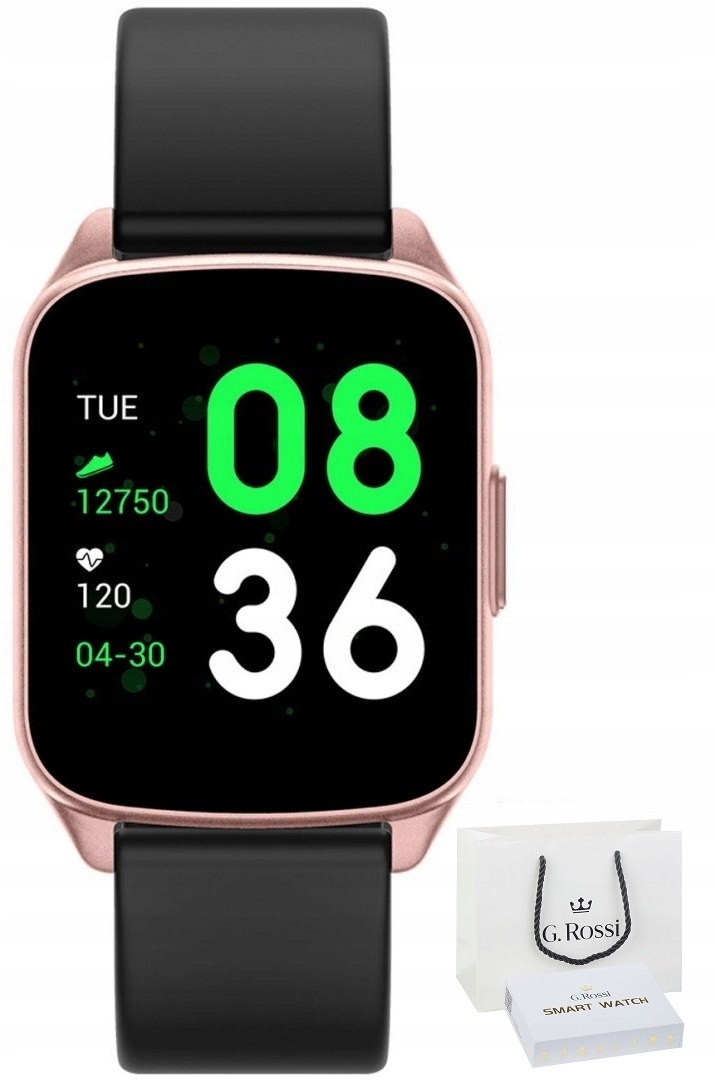 

Zegarek Męski Smartwatch G. Rossi Ciśnienie Sms