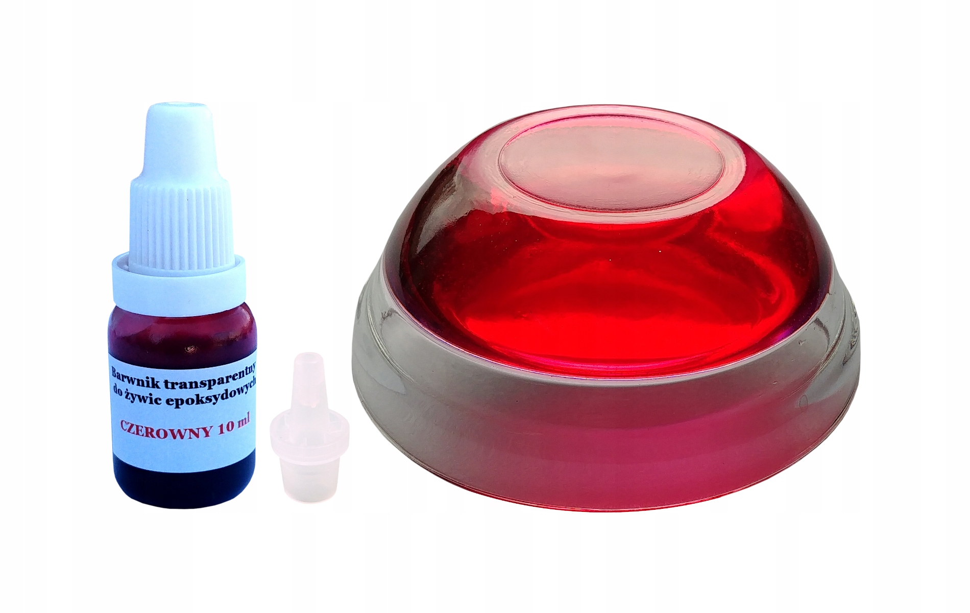 

Barwnik transparentny Czerwony żywica 10 ml