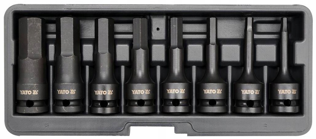 ZESTAW UDAROWYCH KLUCZY TRZPIENIOWYCH, HEX YT-1066