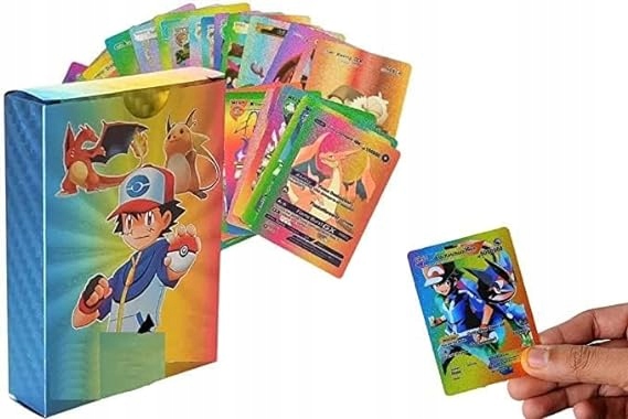 Karty Pokemon Rainbow (55 szt.) Kolekcjonerskie