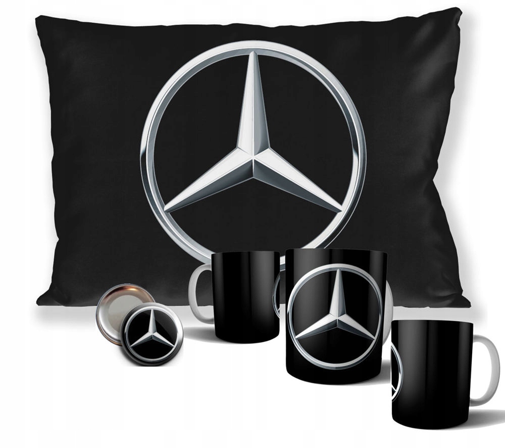 

Zestaw Mercedes poduszka+kubek+GRATIS!