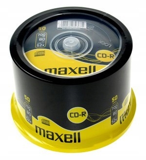 Maxell Cd-r 700 Mb 52x80 min, blister, płyta 50 sztuk
