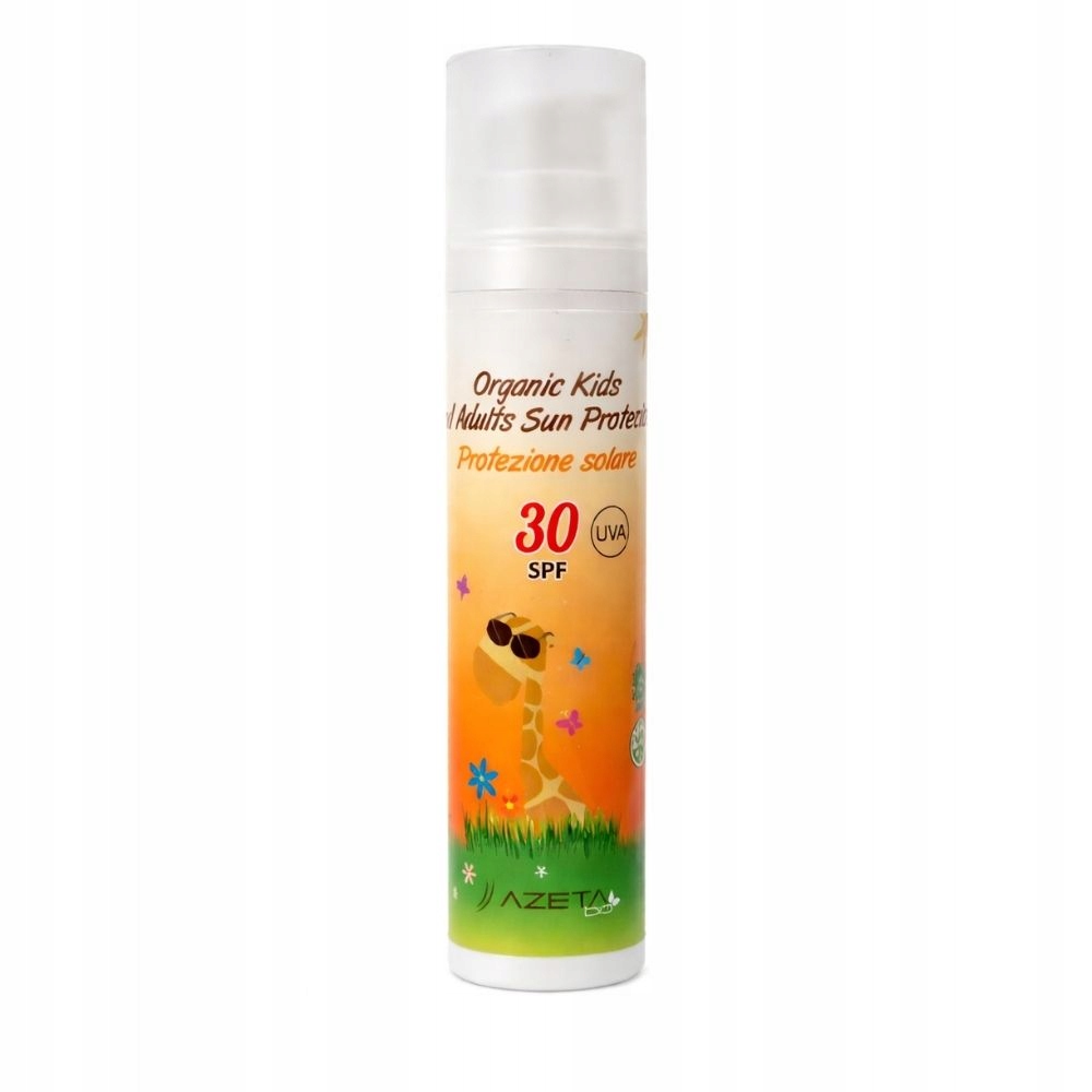 Krem przeciwsłoneczny organiczny z filtrami mineralnymi i Spf 30 dla doros