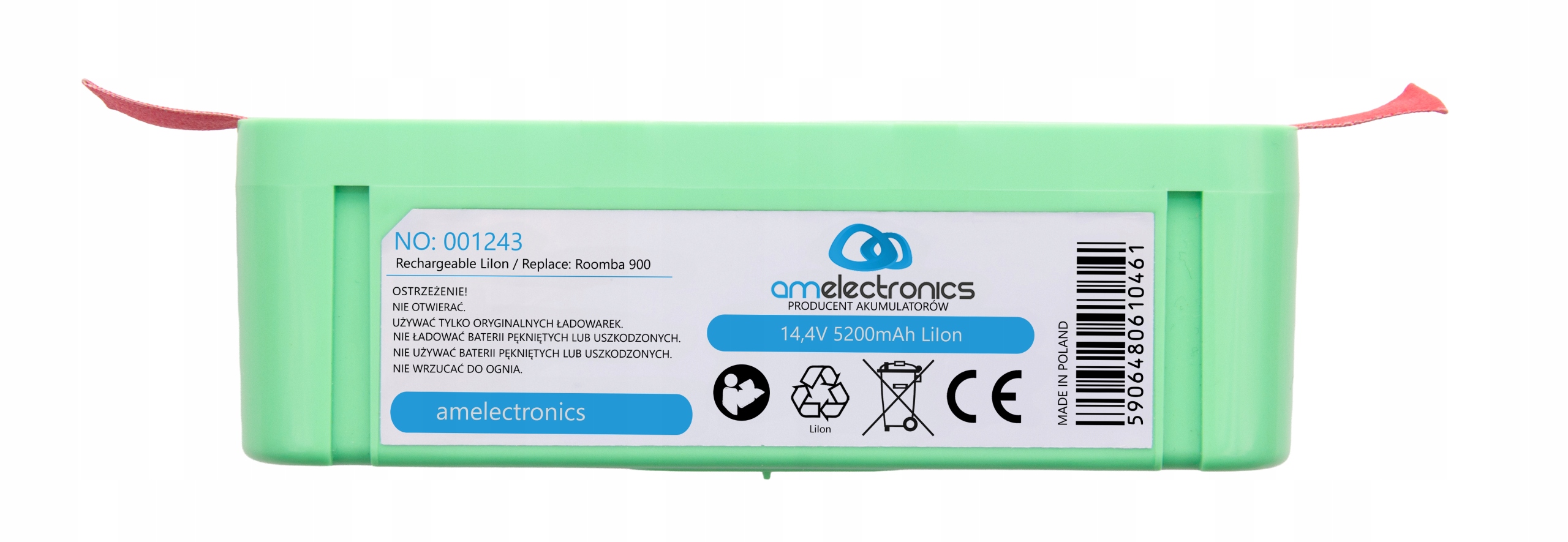 Baterie akumulátor pro vysavač roomba 900 14,4V 5200 mAh LiIon (1243)