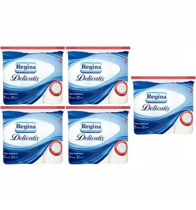 

Regina Papier Toaletowy Delicatis 4w Zestaw 5x9rol