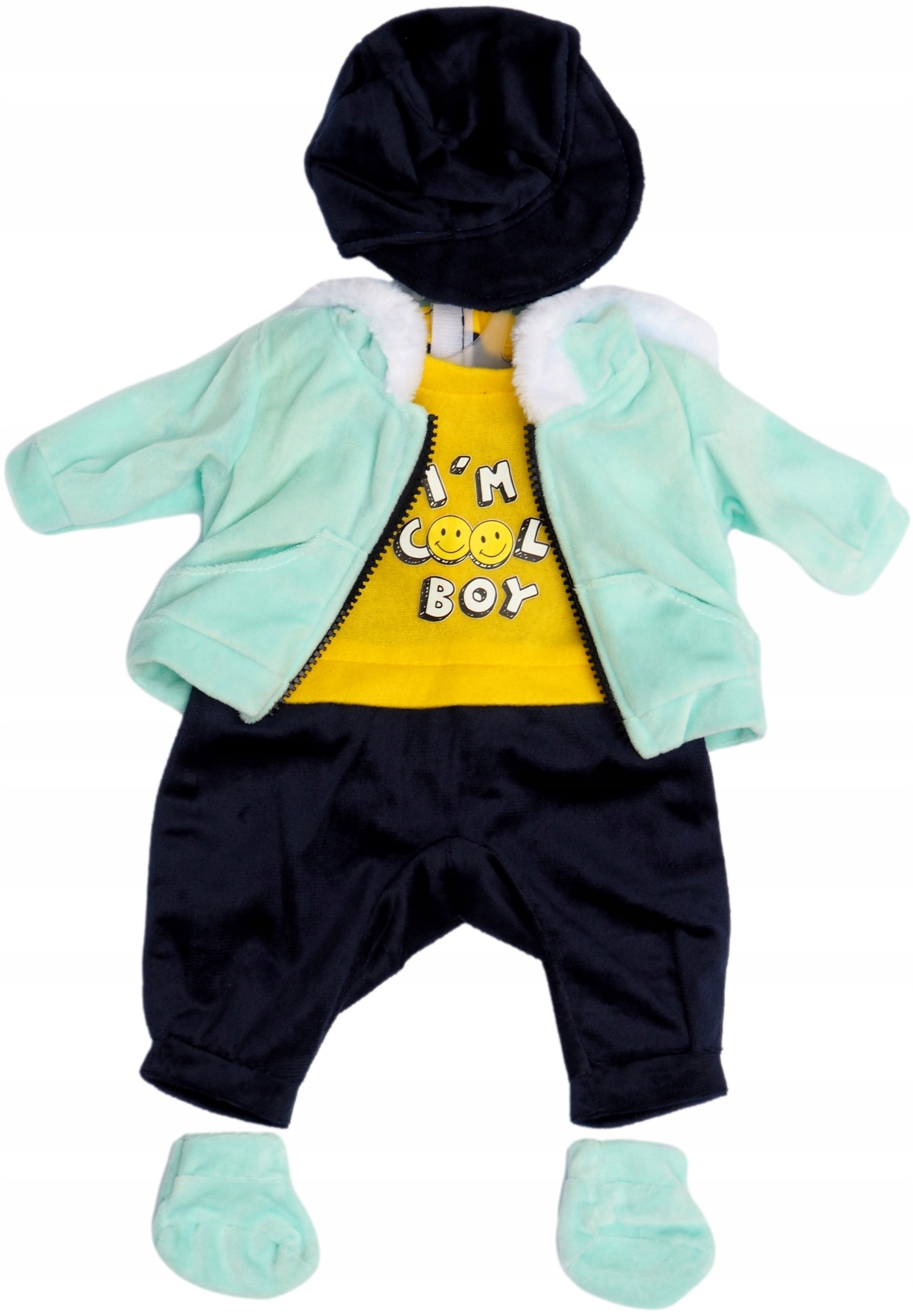 ubranko dla lalki bobas 45cm, torba PVCB Kod producenta 0718