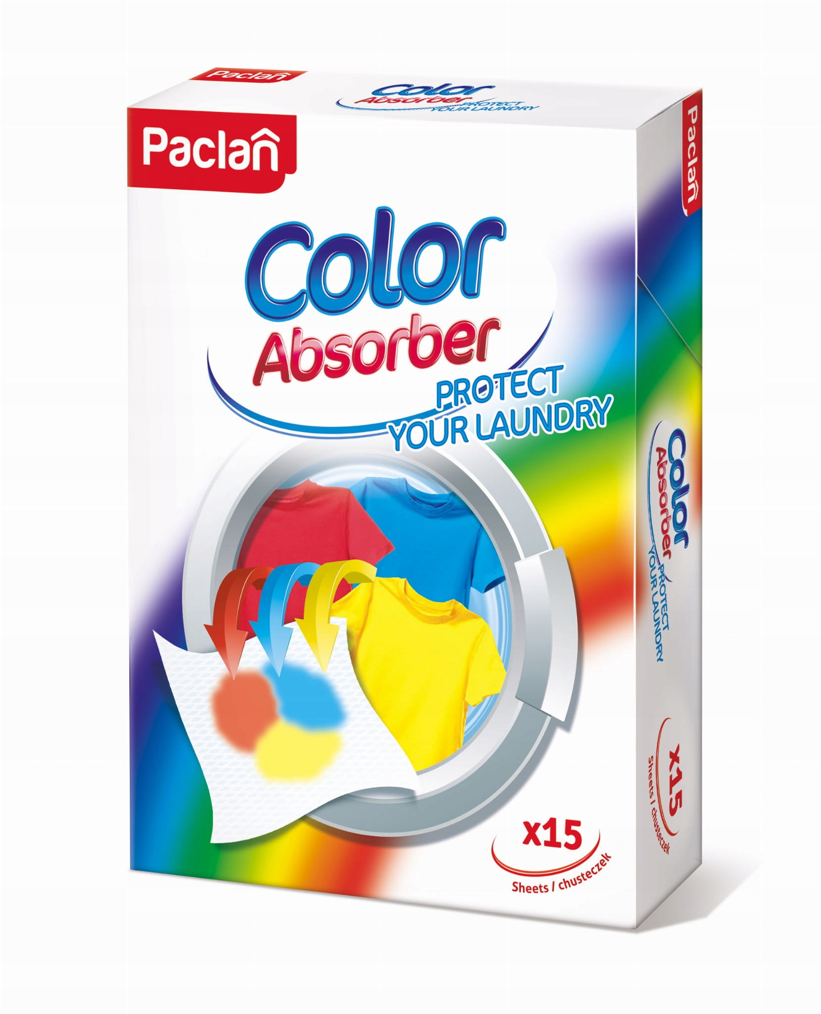 

Chusteczki Wyłapujące Kolor Paclan Color Absorber