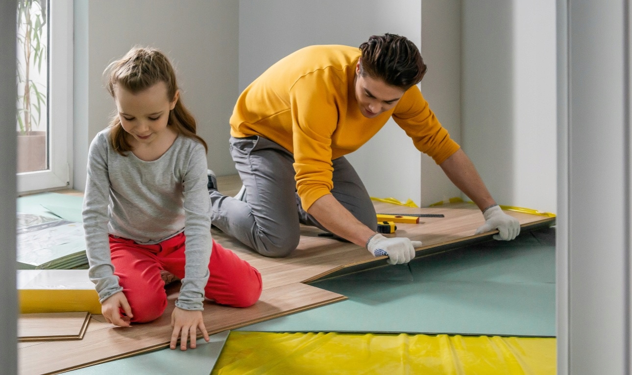 PODKŁAD POD PANELE WINYLOWE LVT DREWNIANE 5mm 5m2 Rodzaj pianka