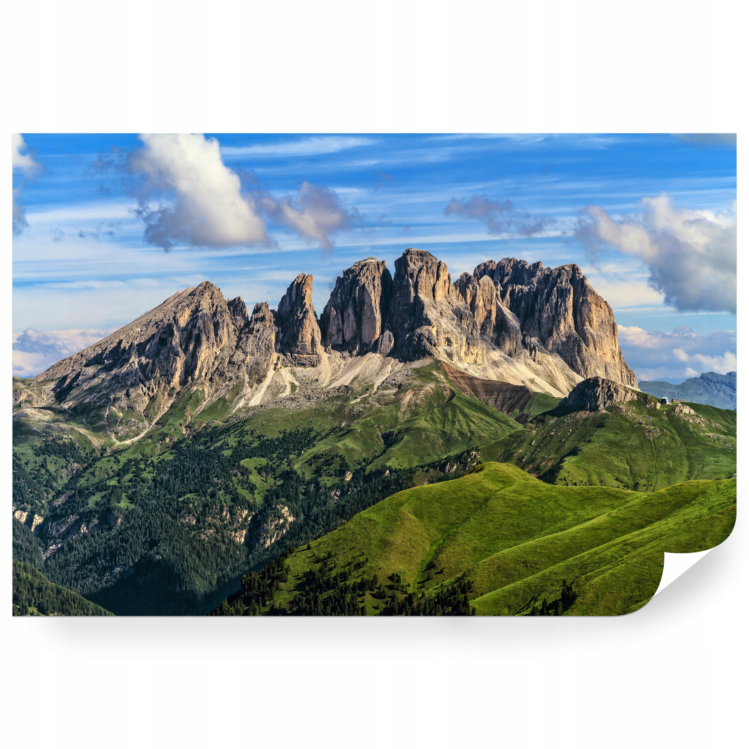 Fototapeta samolepicí Hory Langkofel Dolomity Krajina 180 x 120 cm