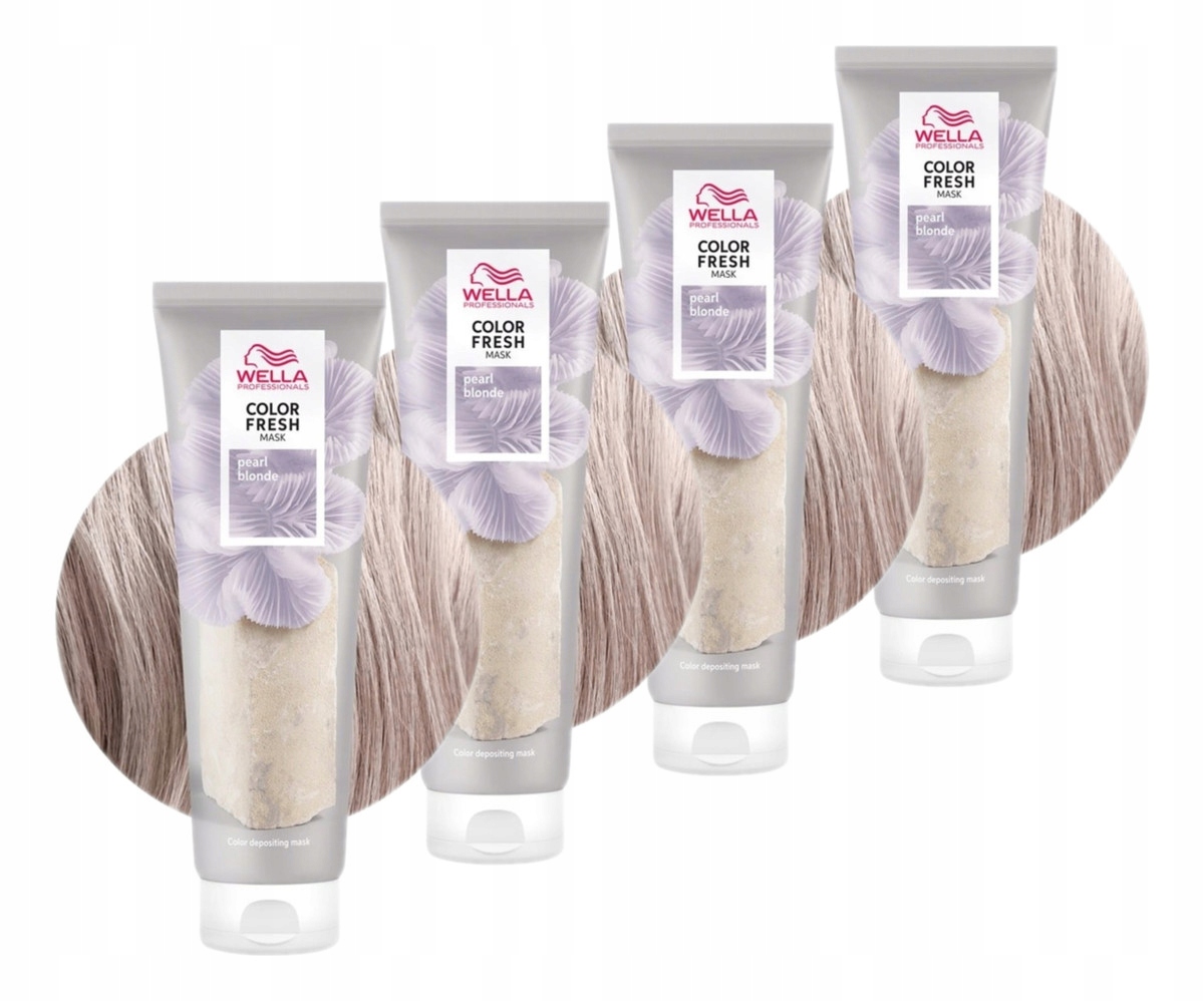 Wella Color Fresh Mask Vyživující barvicí maska Pearl Blonde 4x150 ml