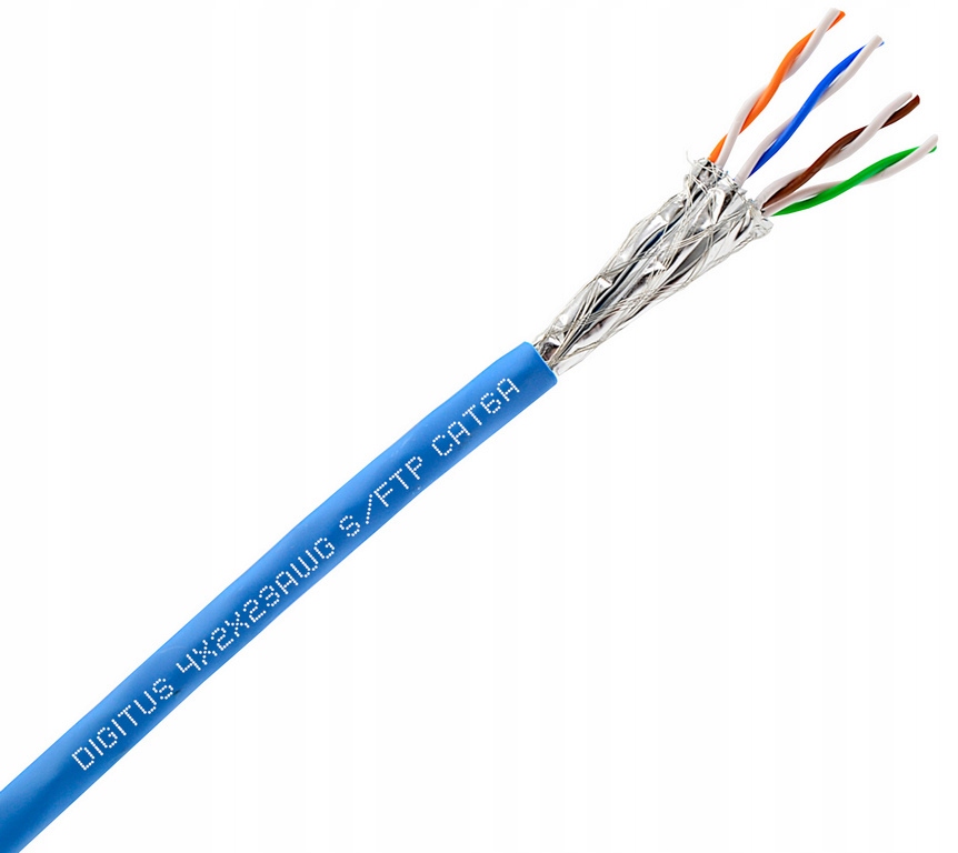 

Kabel przewód skrętka kat 6A ekranowany S/ftp 1mb