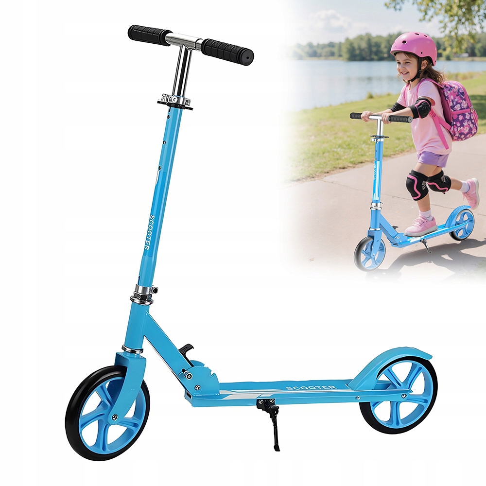 Hulajnoga dla dorosłych i nastolatków, regulowana wysokość składana Kick