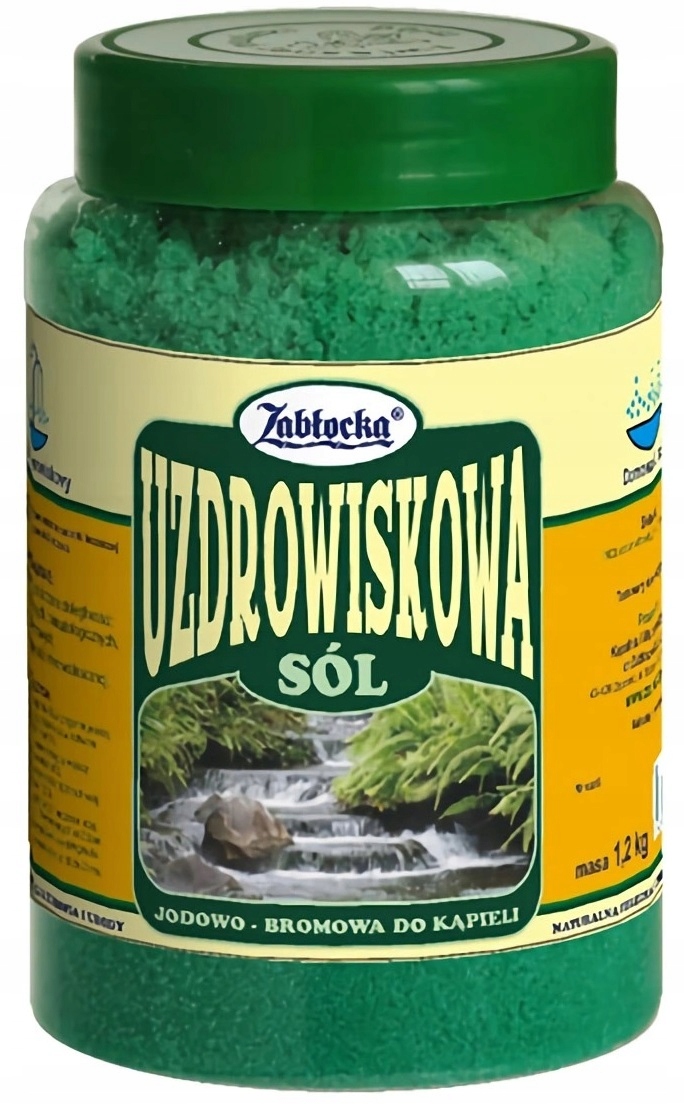 2x Zabłocka jodobromová lázeňská sůl 1,2 kg do koupele x 3 ks