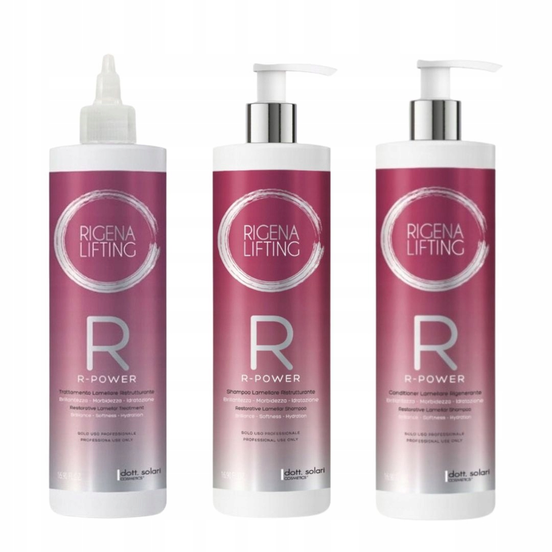 Rigena Lifting R-Power Laminacja Zestaw 3x500ml