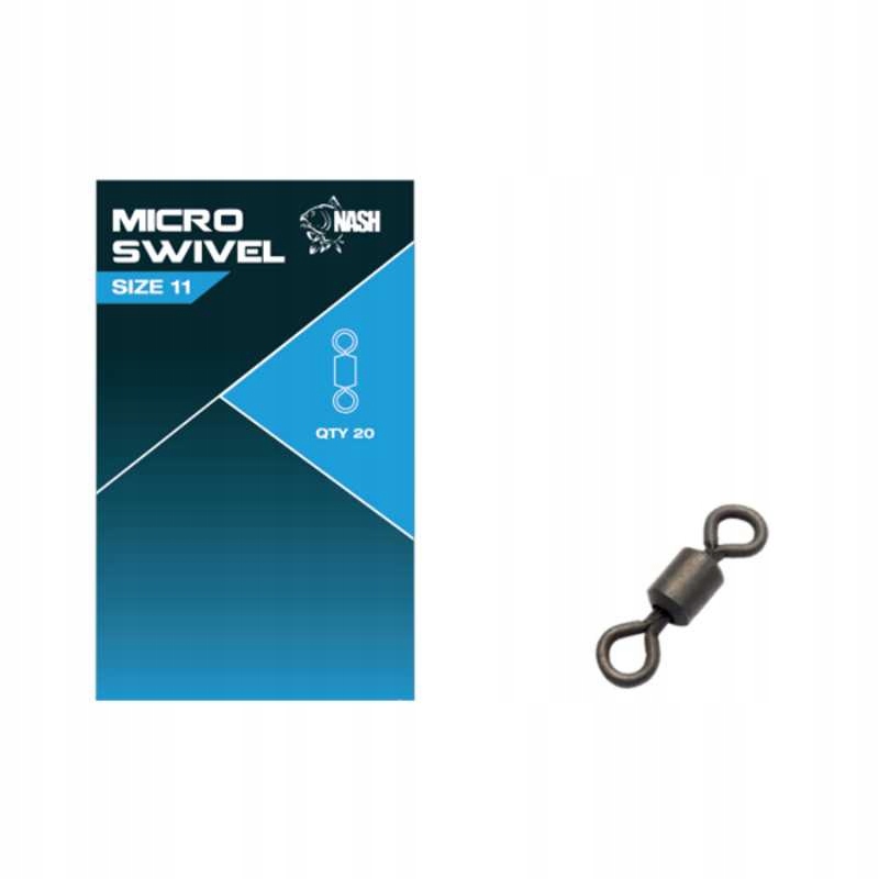 Krętlik Micro Swivel 20szt Nash Rozmiar 11