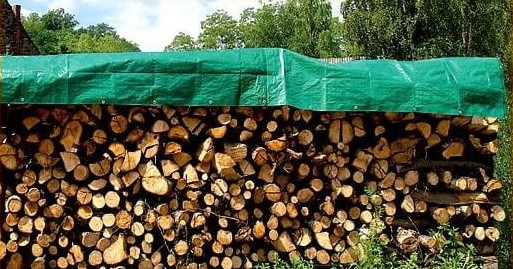 Okrycie na drewno 1,5x6 gruba! Uv wodoodporna mrozoodporna plandeka 210g