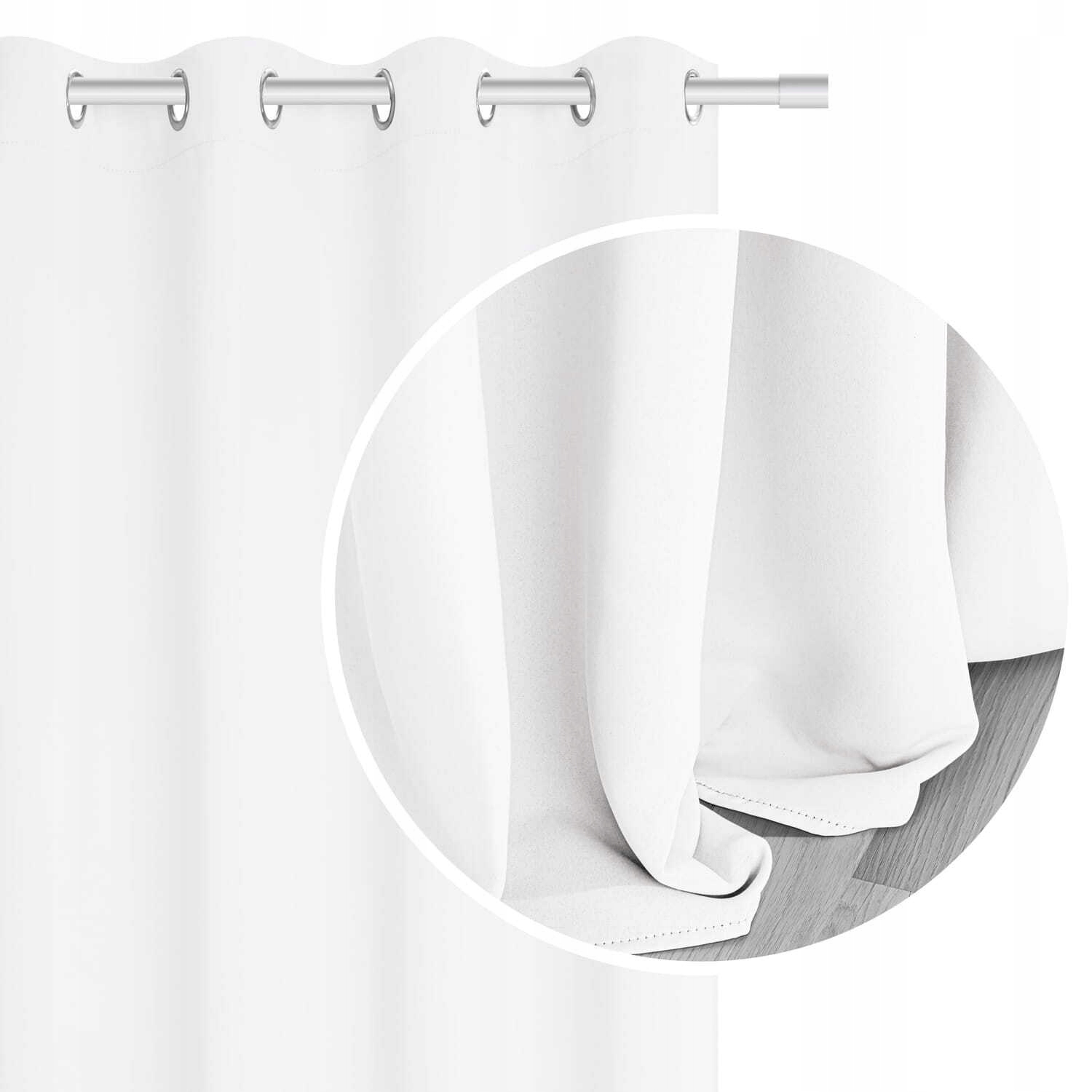 ZASŁONY ZACIEMNIAJĄCE KÓŁKA PRZELOTKI 140x175 HOLD