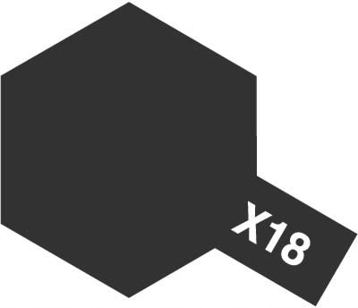 

X-18 S.Glos Black 23ml akrylowa farba Tamiya 81018