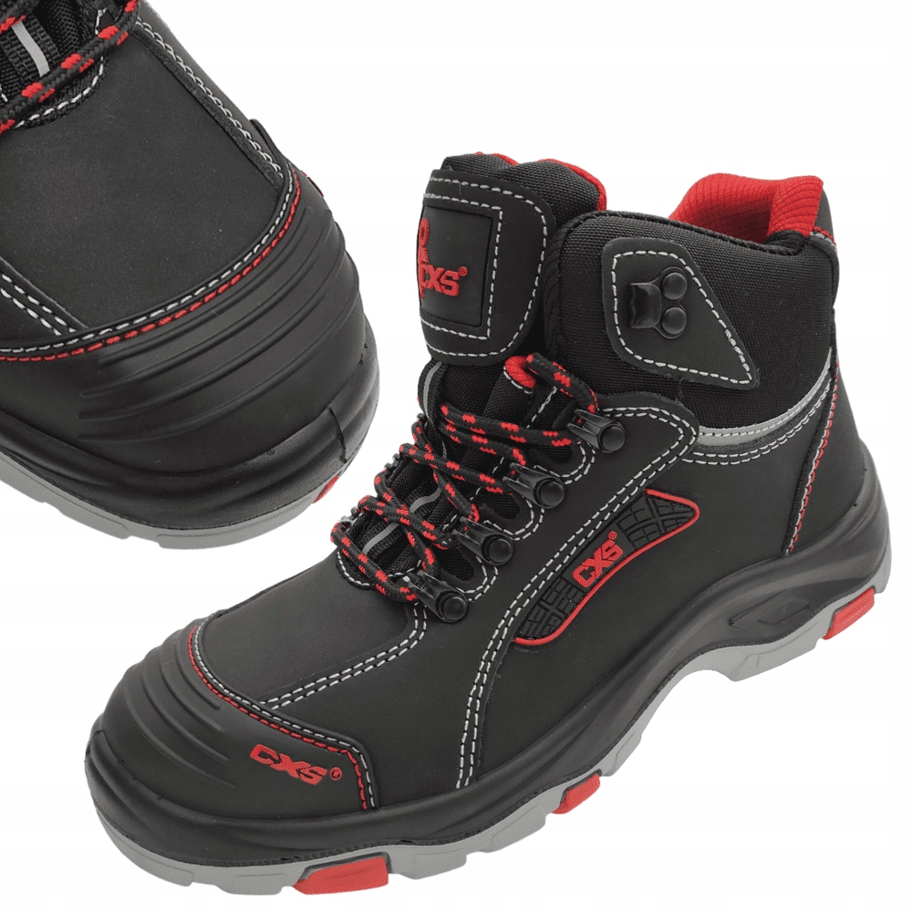 Trzewiki Robocze Męskie Podnosek Wkładka Antyprzebiciowa Rock Diorit S3 37