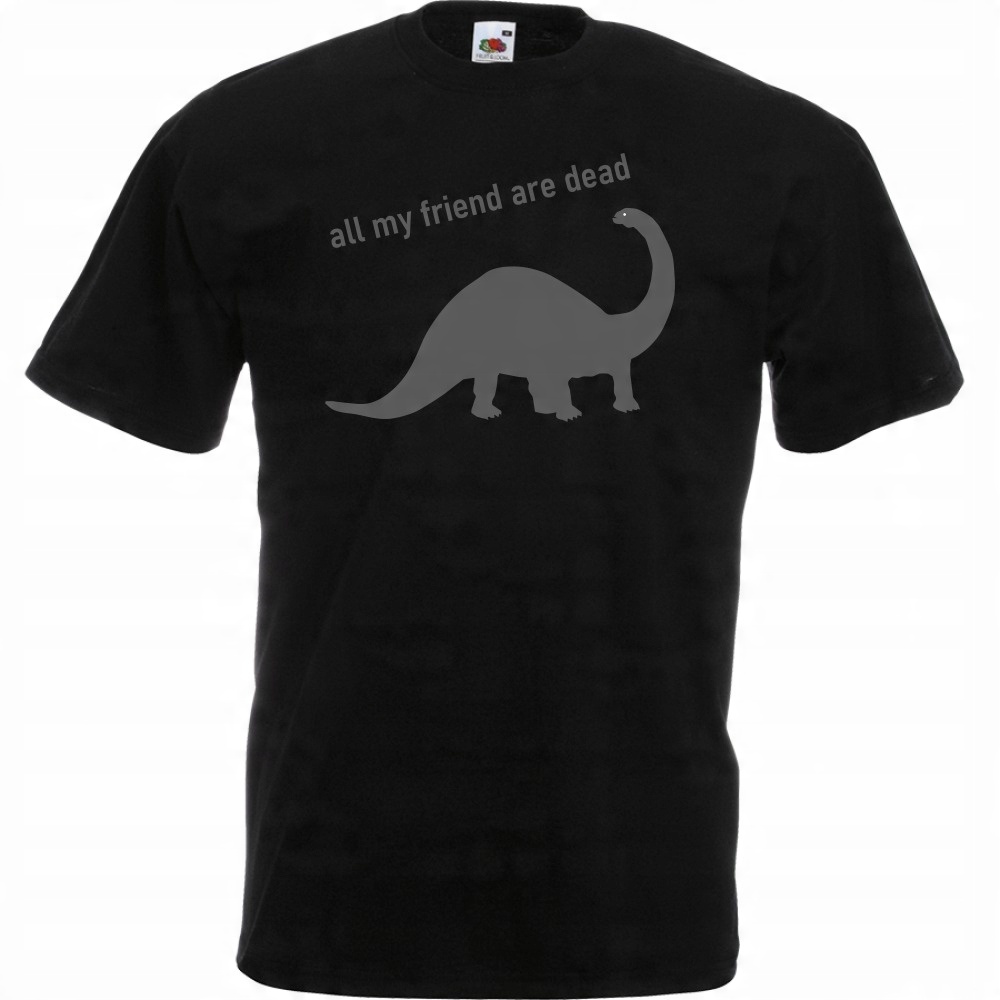 

Koszulka dinozaur przyjaciele M czarna