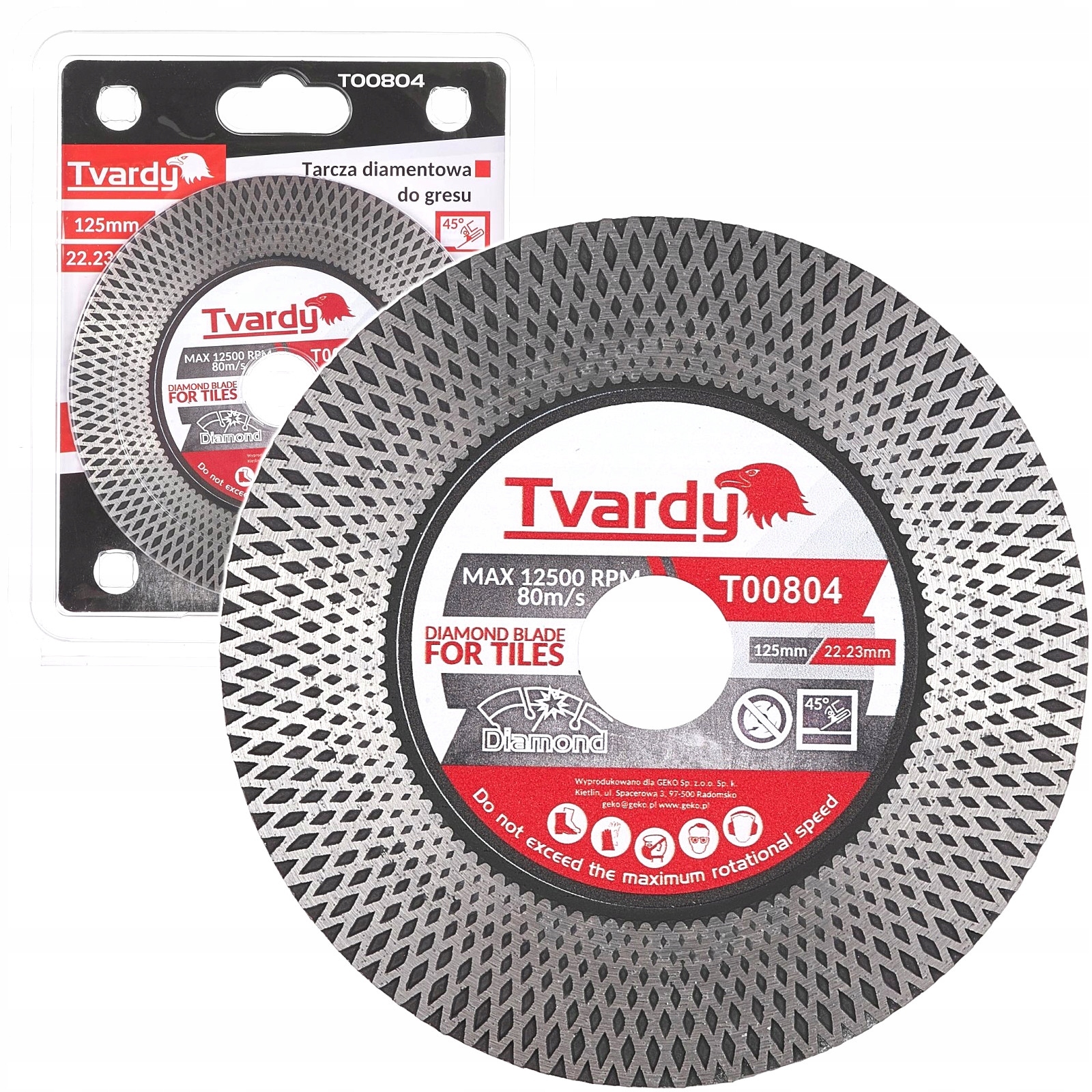 Tarcza Diamentowa Do Szlifowania I Cięcia Gresu 125x25x22.23mm