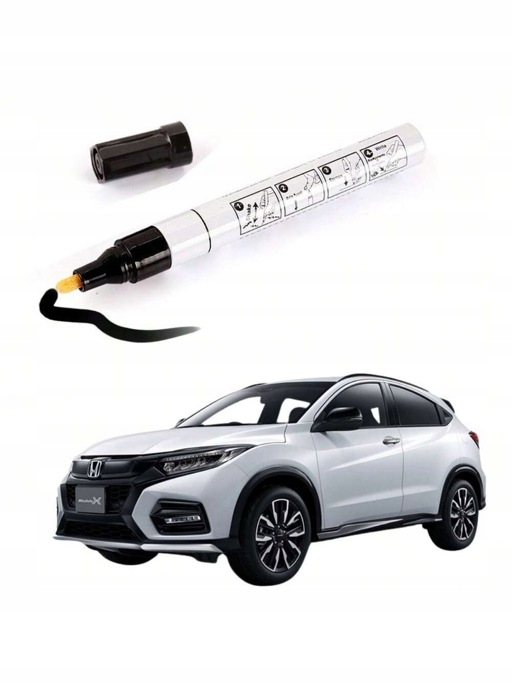 Marker KOREKTOR PISAK DO USUWANIA RYS Z LAKIERU SAMOCHODOWEGO CZARNY