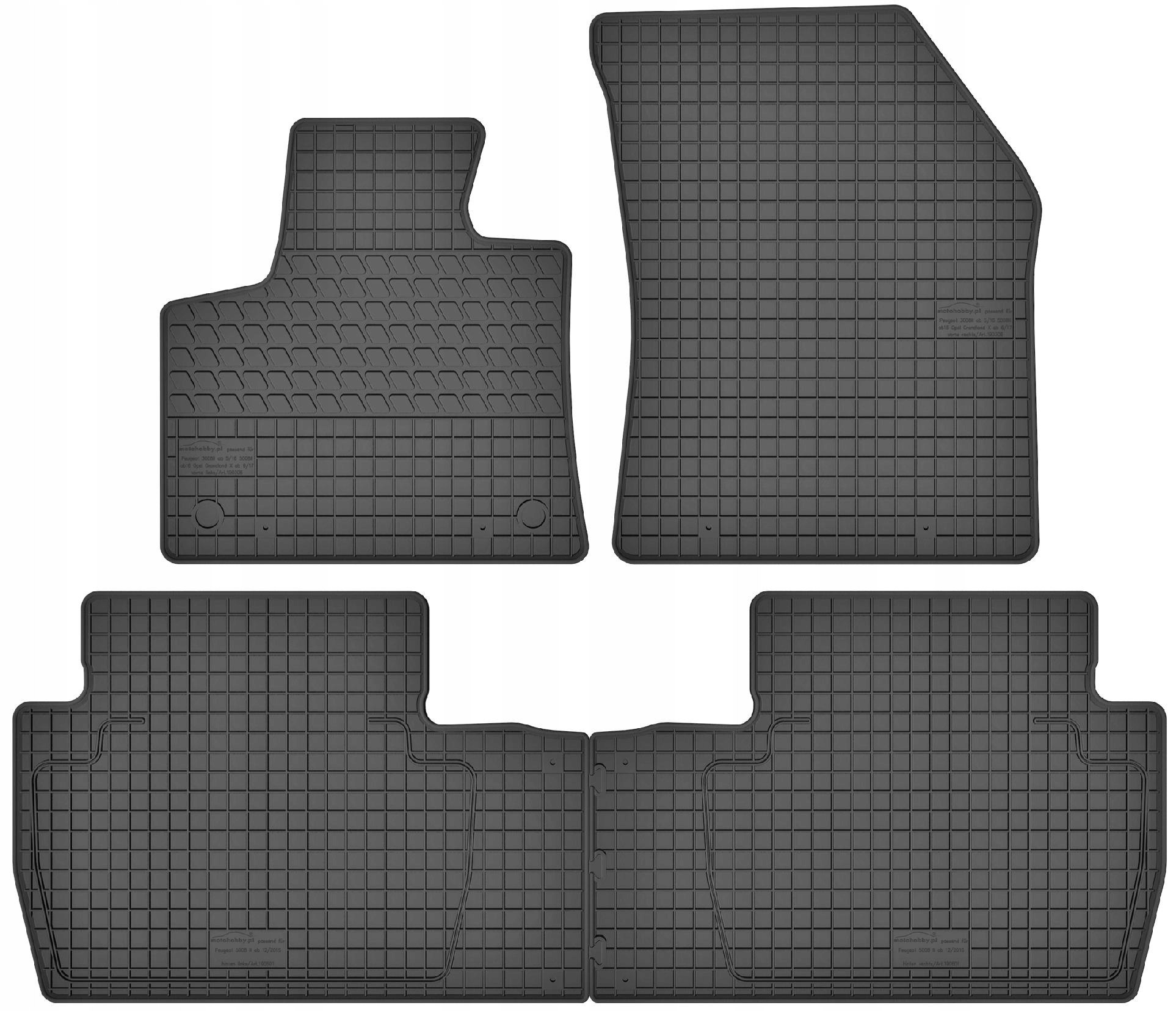 

Dywaniki gumowe dedykowane do Peugeot 5008 II 5os.