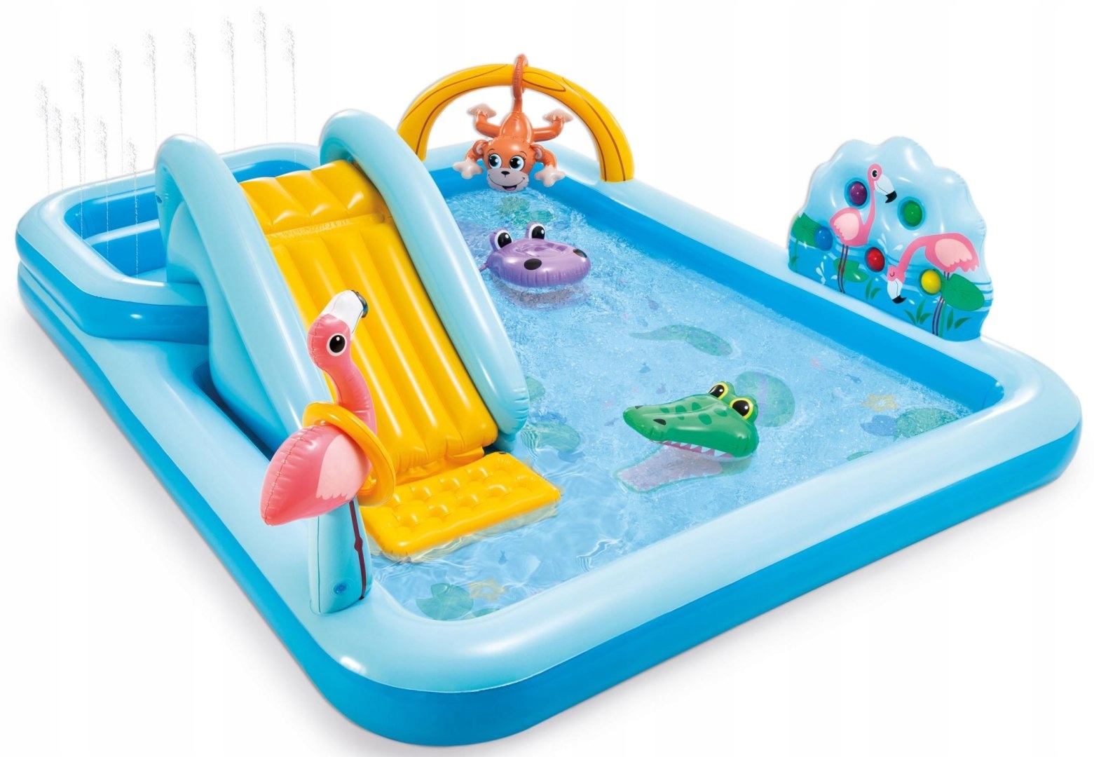 Nafukovacie ihrisko Džungľa Intex 57161 257 x 216 cm Klzisko