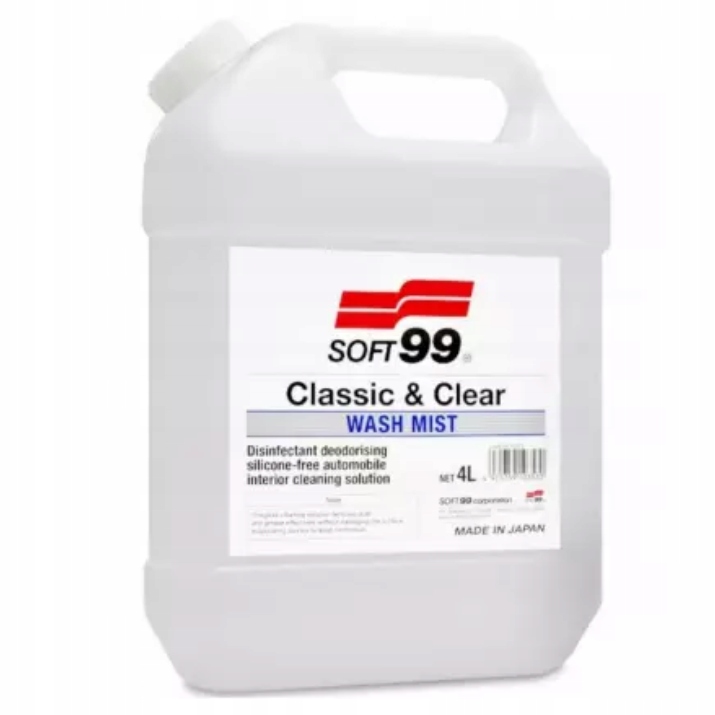 Soft99 Wash Mist 4L – všestranný prostriedok do interiéru a na povrchy