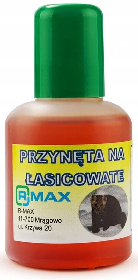 

Wabik Zanęta Na Łasice Kuny Tchórze Borsuki 50ML