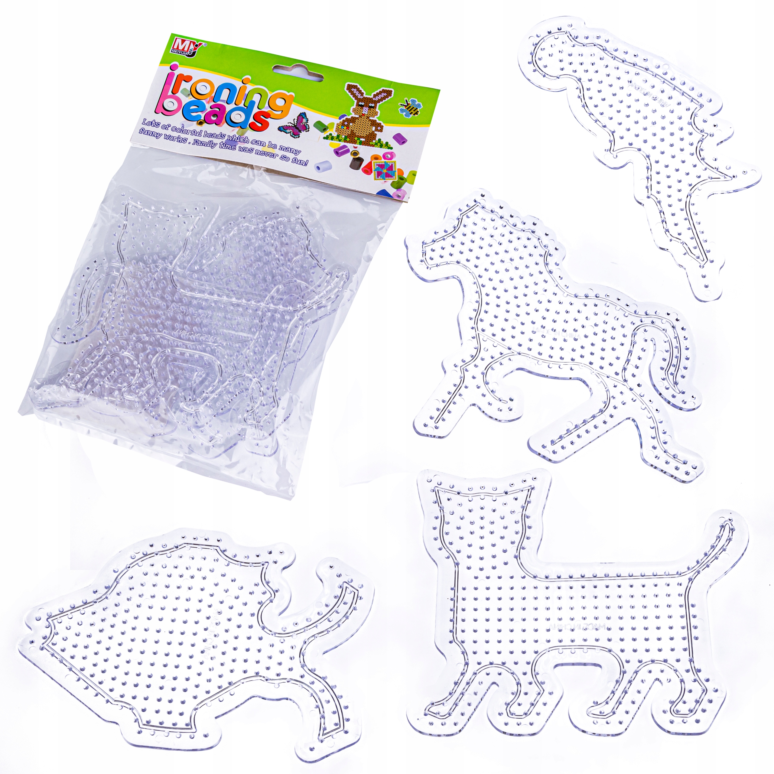 

4 Szablony podkładki Koraliki Do Prasowania