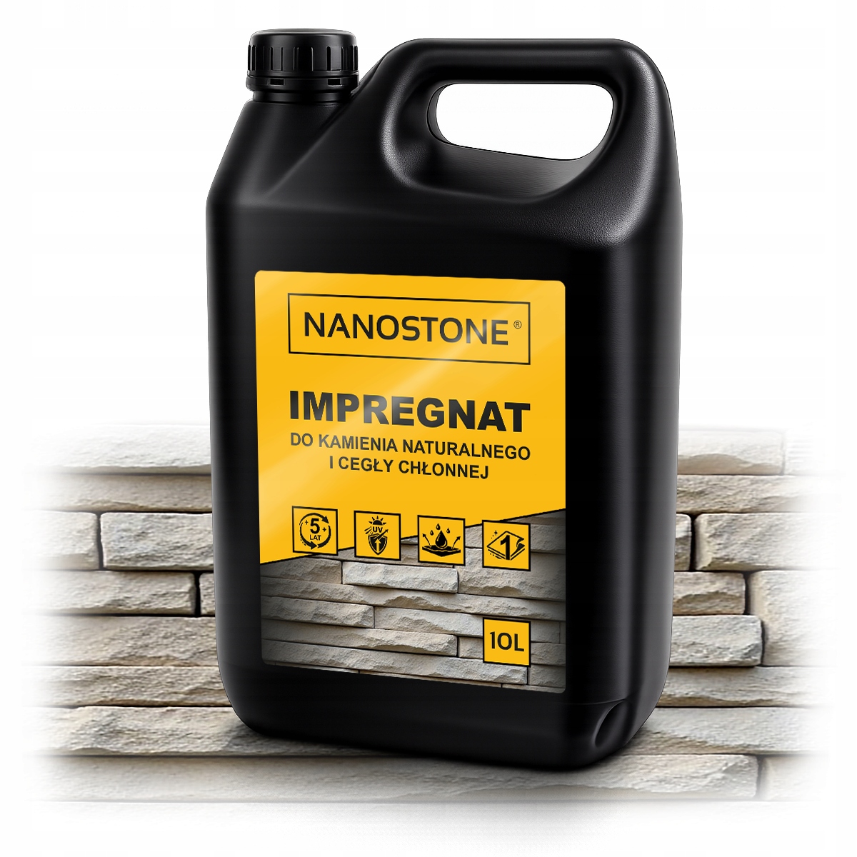 Impregnat 10L 60m² do Kamienia i Cegły| Zabezpieczenie Ochrona