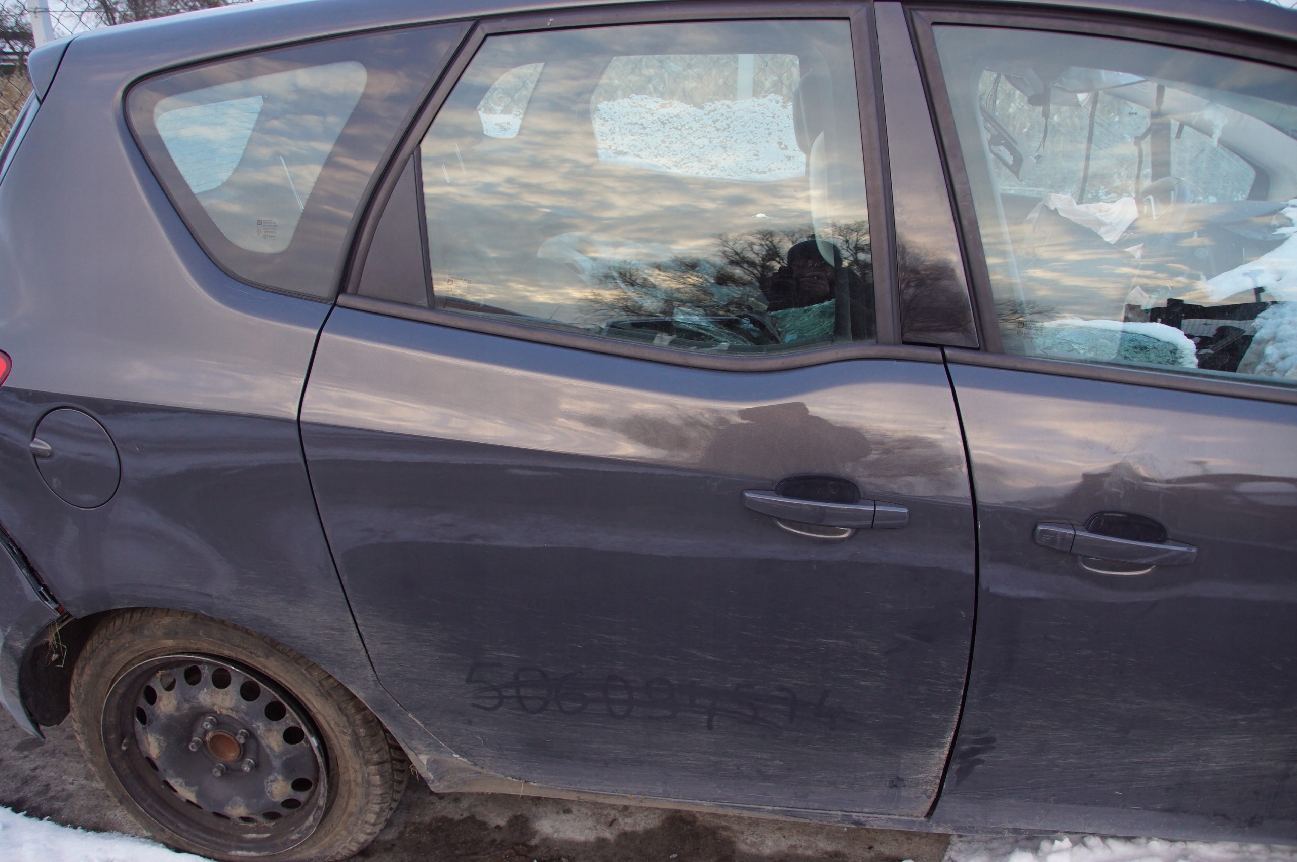 Tür rechts heck GWH OPEL MERIVA B II