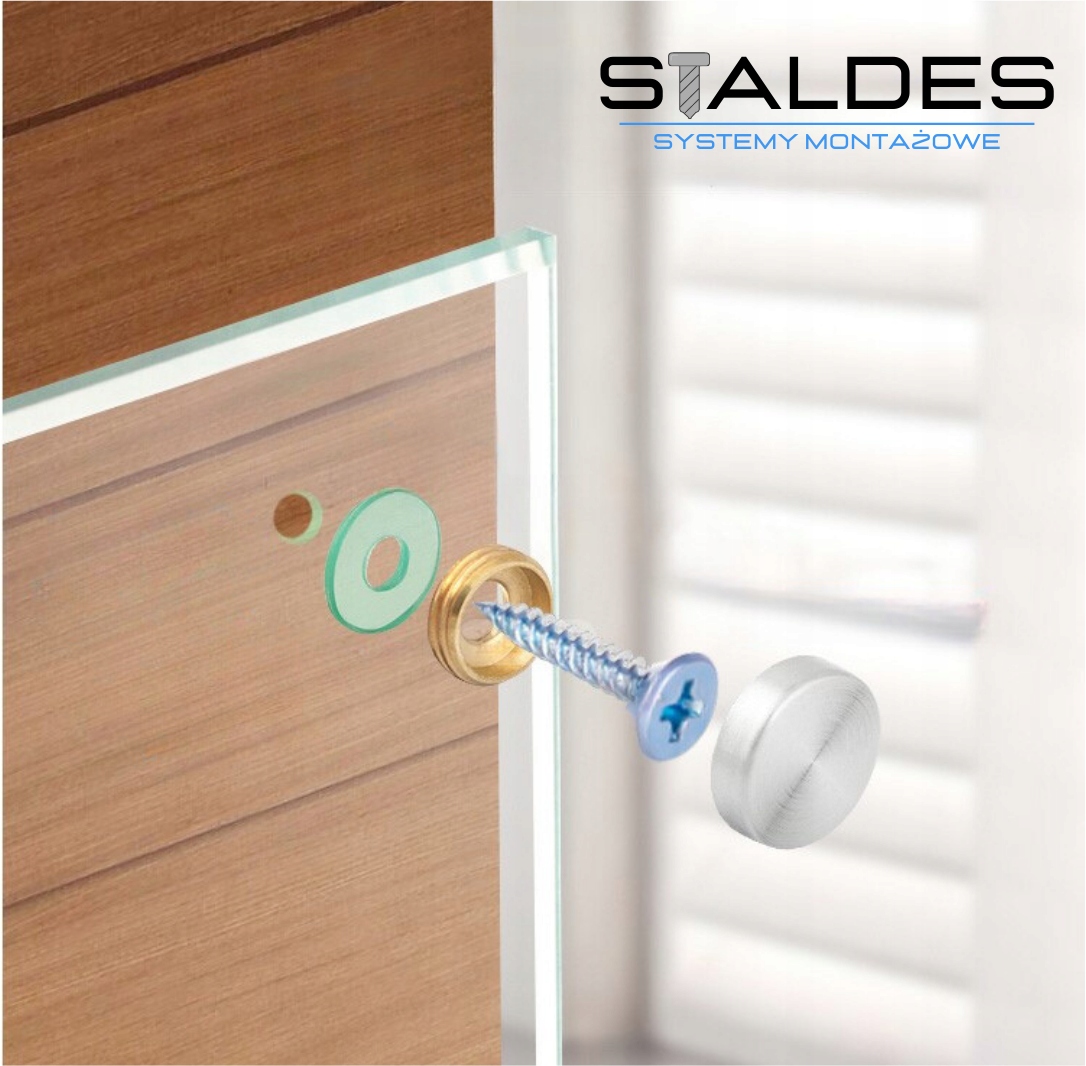 Zaślepka Maskownica Dekoracyjna Ozdobna INOX 25 Stan opakowania oryginalne