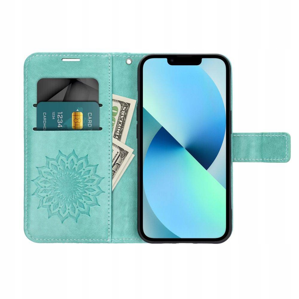 Etui Mezzo Book Do Xiaomi Redmi 15C Mandala Zielony