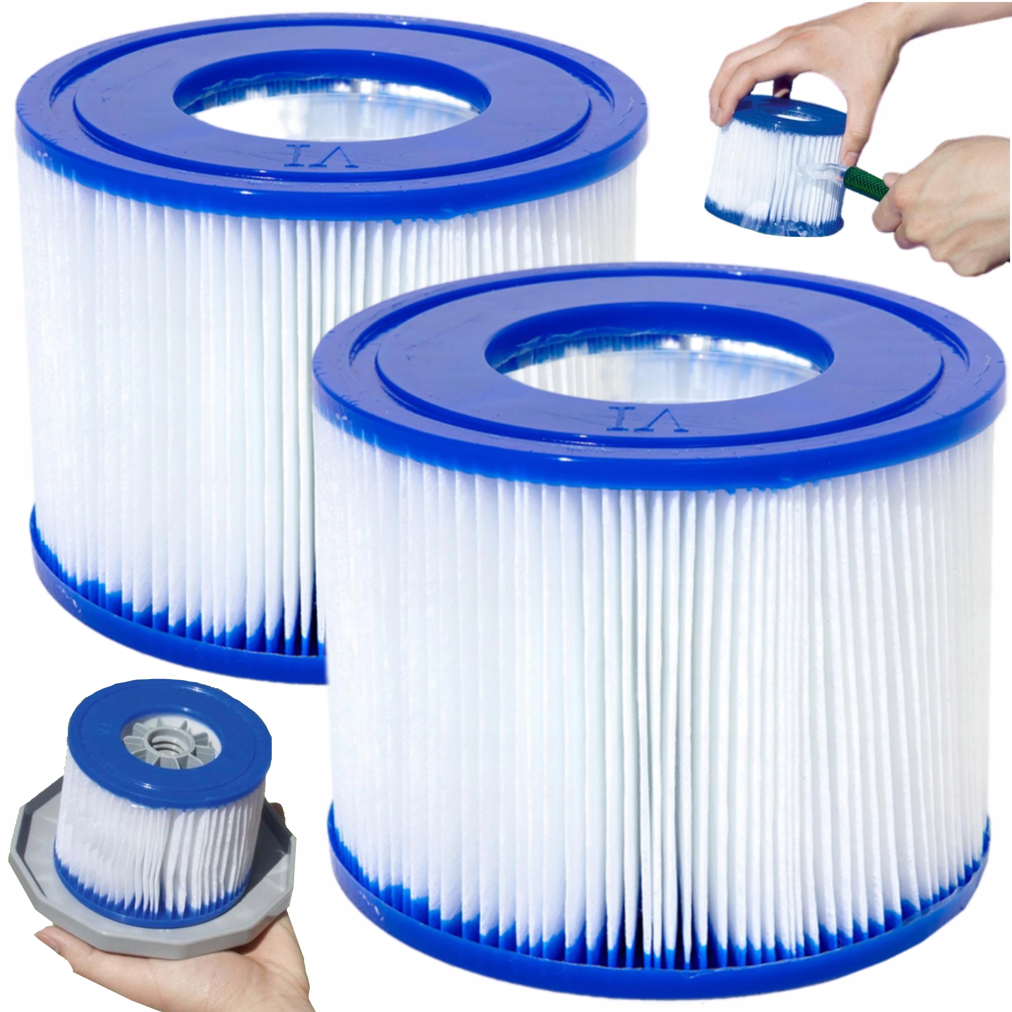 6x Filtr Do Jacuzzi Spa Typ VI Bestway 60311 Lay Z Spa