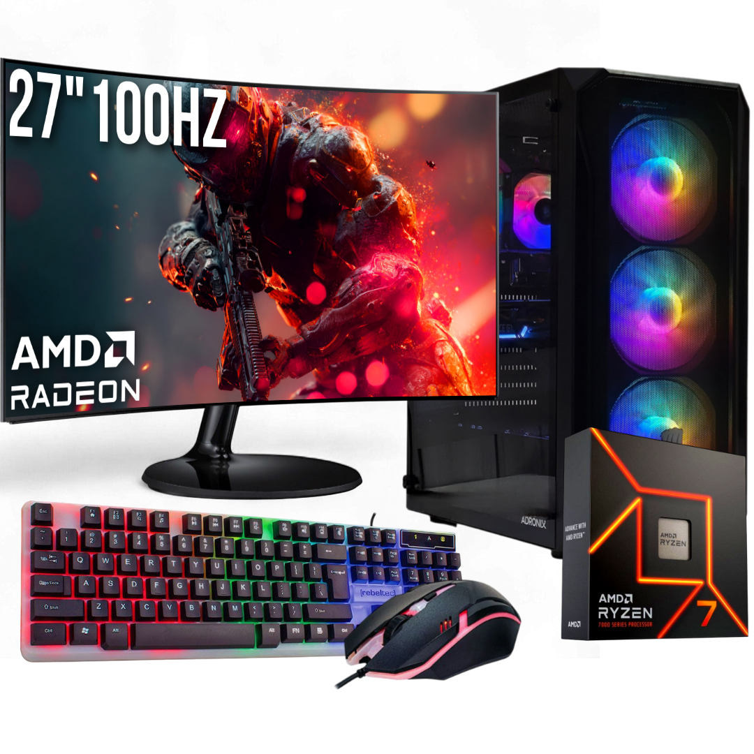 Herní Set Hunter R7 9700X/32GB/RX9070XT/1TB SSD/W11/27" 100Hz