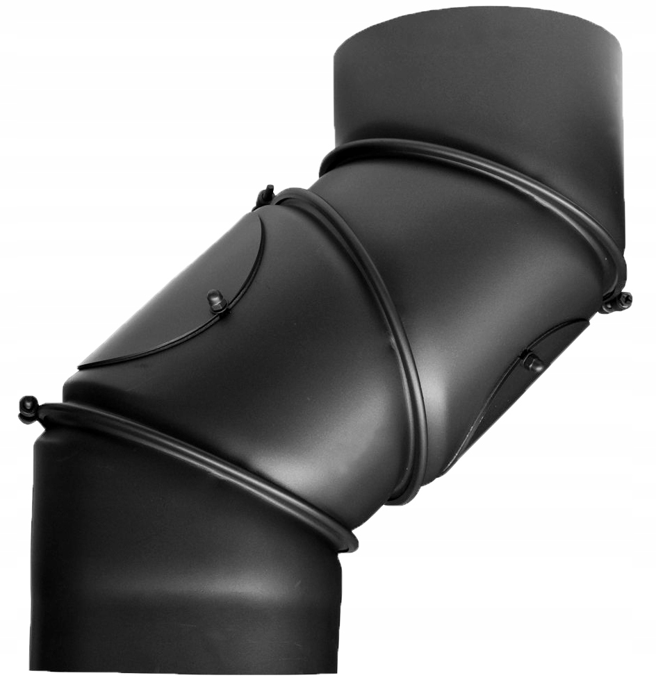 Kouřové Koleno nastavitelné 4 segmentové fi 200